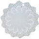Blossom 42 Inch Round White Table Topper Heritage Lace