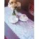 Grantham-Filigree 14x54 White Table Runner Heritage Lace