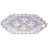Table Runner Tea Rose Table Linens White 14x36 Heritage Lace