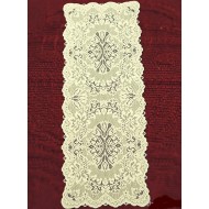 Table Runner Savoy 14x54 Light Ivory Oxford House