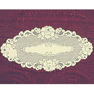 Doily Vintage Rose Ecru 12 x 24 Set Of (2) Heritage Lace