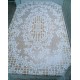Tablecloths Trellis Rose Rectangle 60x84 White Oxford House