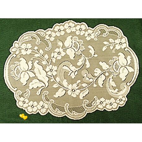 Elizabeth Placemat 14x19 Cafe Color Set Of (4) Heritge Lace