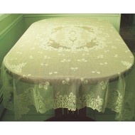 Tablecloths Cornucopia 60x84 Rectangle Ivory Oxford House