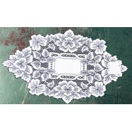 Doily Heirloom 12x20 White Set Of (2) Heritage Lace