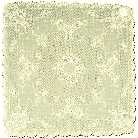 Table Toppers Floret Ecru 36 x 36 Heritage Lace