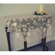 Table Topper Bristol Garden 45 Inch Round Cafe Color Heritage Lace