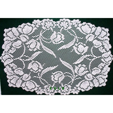 Dutch Garden 14x19 White Placemats Set Of (4) Oxford House