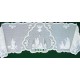 Mantel Scarf Silent Night 20x90 White Heritage Lace