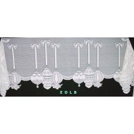 Mantel Scarf Ornaments 20x90 White Mantel Scarf Heritage Lace