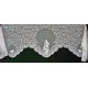 Mantel Scarf O Holy Night 20x90 White Heritage Lace