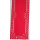 Table Runner Battenburg 14x50 Red Oxford House