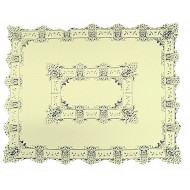 Tablecloth Heirloom Ivory 58 x 58 Square Heritage Lace 
