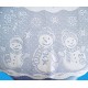 Tablecloths Snowman Family Round 70 Inch White Heritage Lace