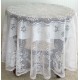 Tablecloths Snowman Family Round 70 Inch White Heritage Lace