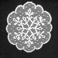 Doilies Snow White 11 Round Set Of (4) Heritage Lace