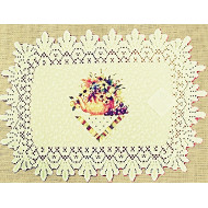 Placemats Abundant Blessings 14x20 Ecru Set Of (4) Heritage Lace