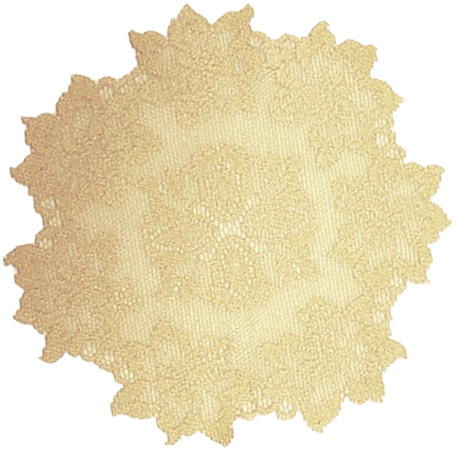 Savoy Doily 18 Round Antique Gold Set Of (2) Oxford House