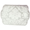 Placemats Heritage Damask Pearl 14x20 Set Of (3) Heritage Lace