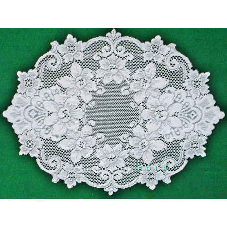 Placemats Cleremont 14x20 White Set Of 4 Heritage Lace