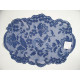 Placemat Elizabeth 14x19 Indigo Blue Set Of (4) Heritage Lace