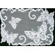  Butterflies 14x20 White Placemats Set Of (4) Heritage Lace