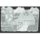 Country Farmstead 13x20 White Placemats Set Of (4) Oxford House