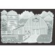 Country Farmstead 13x20 White Placemats Set Of (4) Oxford House