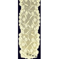 Table Runner Dutch Garden 14x72 Ivory Oxford House