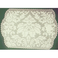 Placemats Heritage Damask Pearl 14x20 Set Of (6) Heritage Lace