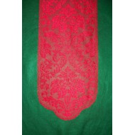 Table Runner Heritage Damask Red 14x49 Heritage Lace