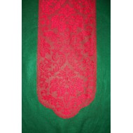 Table Runner Heritage Damask Red Lace Runner 14x64