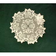 Savoy Lace Doily Ivory 13 Round Set Of (2)Oxford HOuse