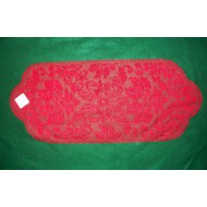 Table Runner Heritage Damask 14x34 Red Heritage Lace