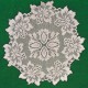 Savoy Doily Silver Lame 13 Round Set Of (2)Oxford House