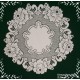 Doily Vintage Rose Lace Doily White 15 Round Heritage Lace