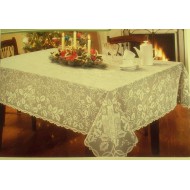 Tablecloth Holly Glow 60x108 Ivory Heritage Lace