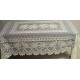 Tablecloths Rose Rectangle 54x70 Off White Heritage Lace