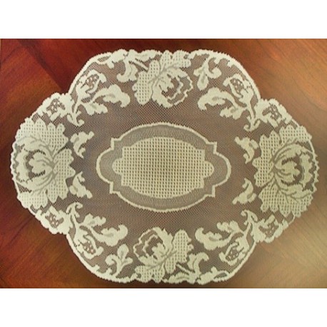 Placemats Windsor 14x20 Ecru Set Of (4) Heritage Lace