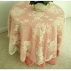 Tablecloth Round Rose Bouquet 70 Round Ivory Oxford House