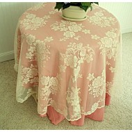 Tablecloth Round Rose Bouquet 70 Round Ivory Oxford House