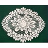  Doily Rose Off White 12 x 15 Set Of (2) Heritage Lace