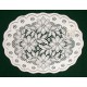Placemats Poinsettia 13x19 White Set Of (4) Heritage Lace