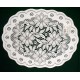 Placemats Poinsettia 13x19 White Set Of (4) Heritage Lace