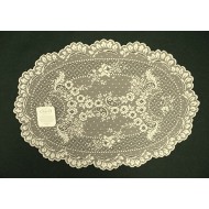 Placemat Floret 14x20 Ecru Set Of (4) Heritage Lace