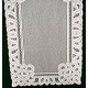 Battenburg Paisley 14x70 White Table Runner Oxford House