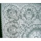  Grantham 42x42 White Table Topper Heritage Lace