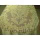 Tablecloth Trellis Rose Rectangle 60x84 Ivory Oxford House