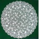 Bristol Garden 45 Inch Round White Table Topper Heritage Lace